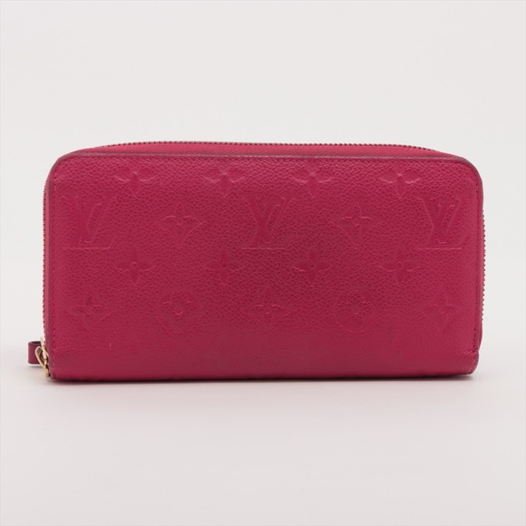 Louis Vuitton Handbags - Louis Vuitton Empreinte Zippy Wallet M60549 SP2115 Red Zip Round Wallet